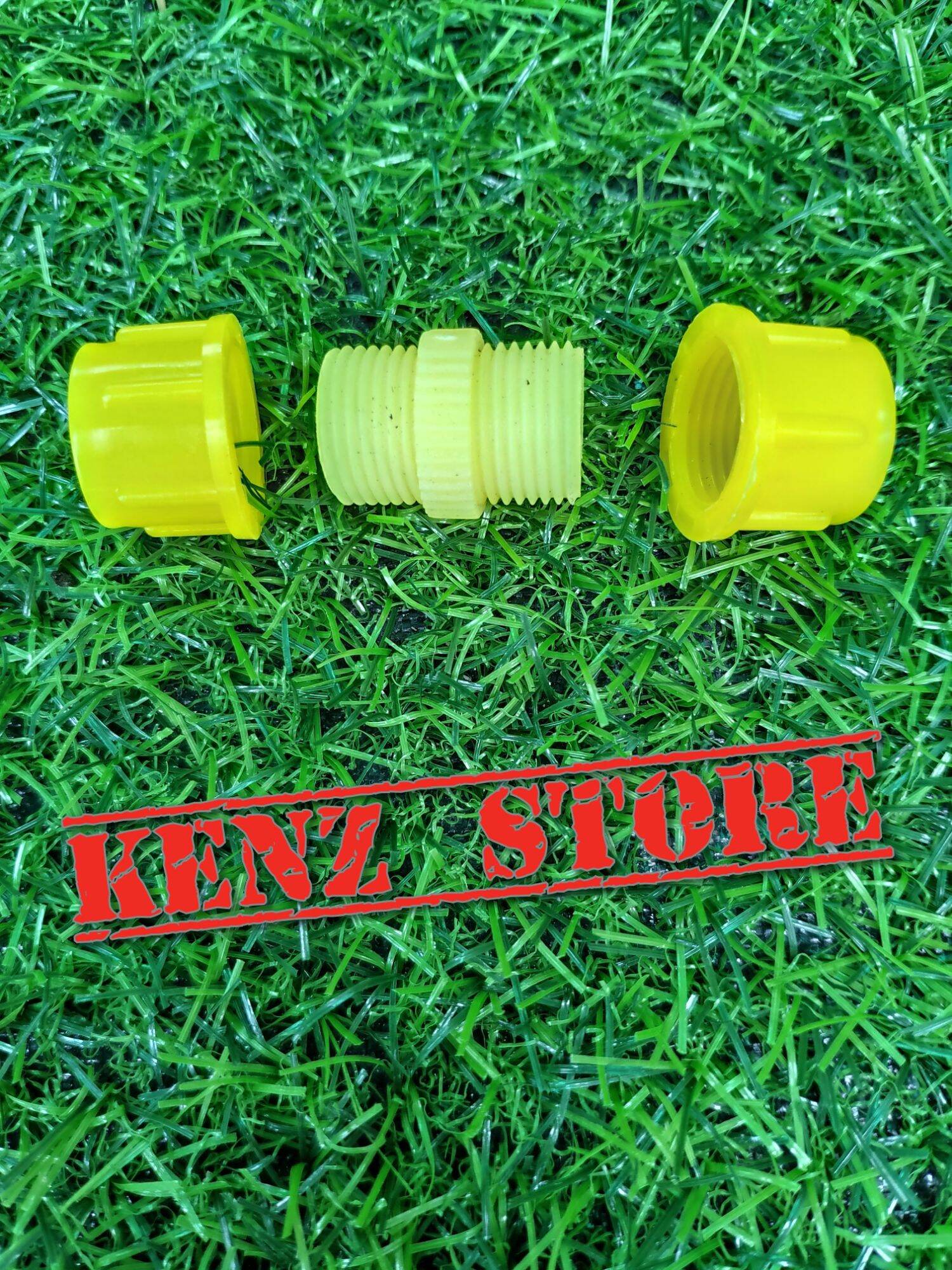 Nối ren 2 đầu 18mm kèm 2 đầu vặn nối ống máy bơm mini 12v