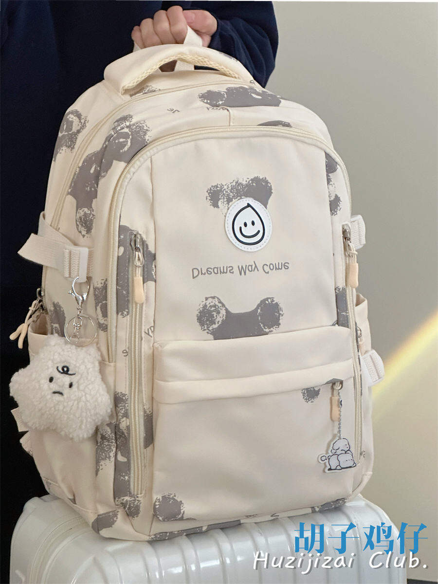 Cặp Sách Học Sinh Ba Lô Sức Chứa Lớn Học Sinh Cấp 2 Học Sinh Cấp 2 Cấp 3 Phong Cách Nhật Cho Nữ Ba Lô Nam Đơn Giản Cổ Điển Instagram Phong Cách Hàn Quốc