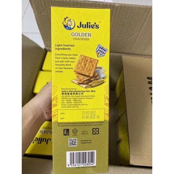 Bánh lúa lạt julie's 375g