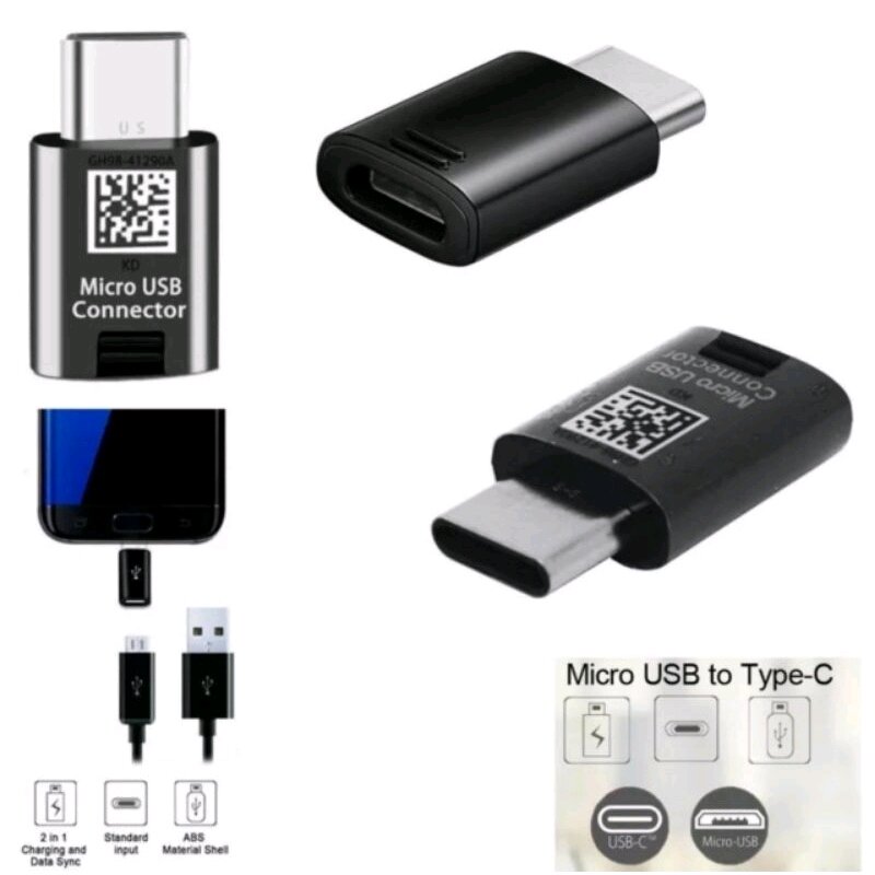 Đầu chuyển đổi USB Type C sang Micro USB 2.0 Galaxy S10