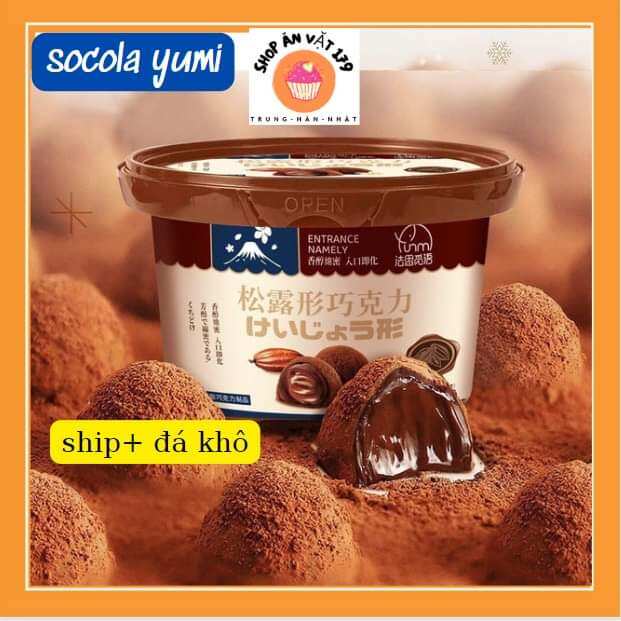 socola tươi nama YUMI 408g gồm 80 viên ( ship + đá khô )