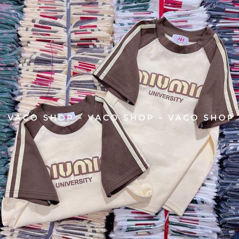 Áo thun babytee form vừa chất cotton khô 3158 - Miumiu babytee