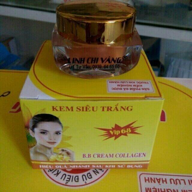 [HCM]Kem Dưỡng Trắng Da Linh Chi Vàng 15g