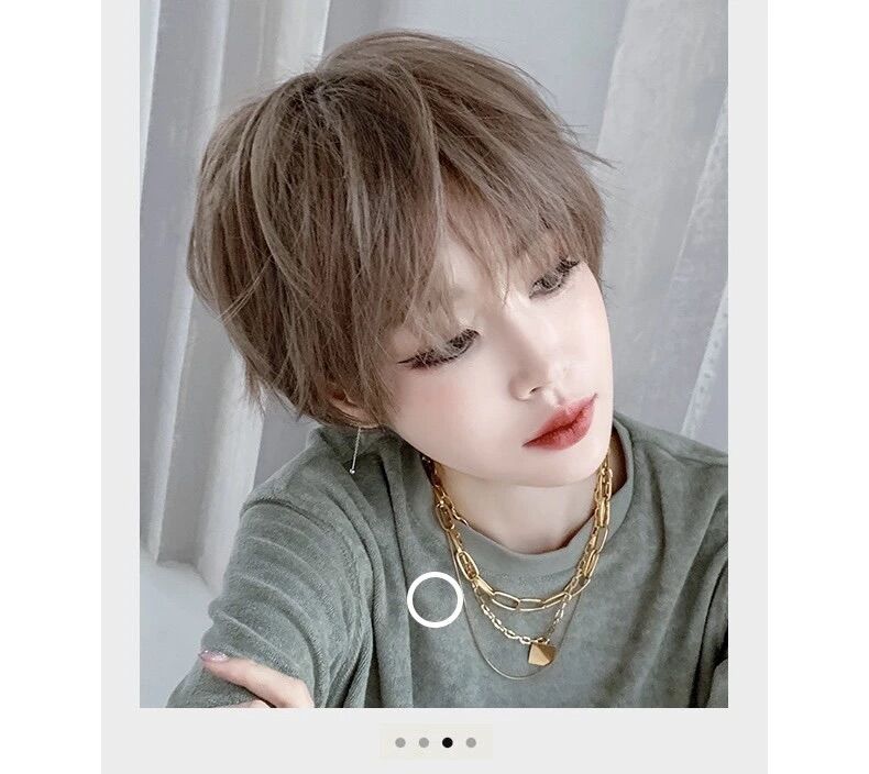 Tóc giả cả đầu tóc tém d016❇️freeship ❇️