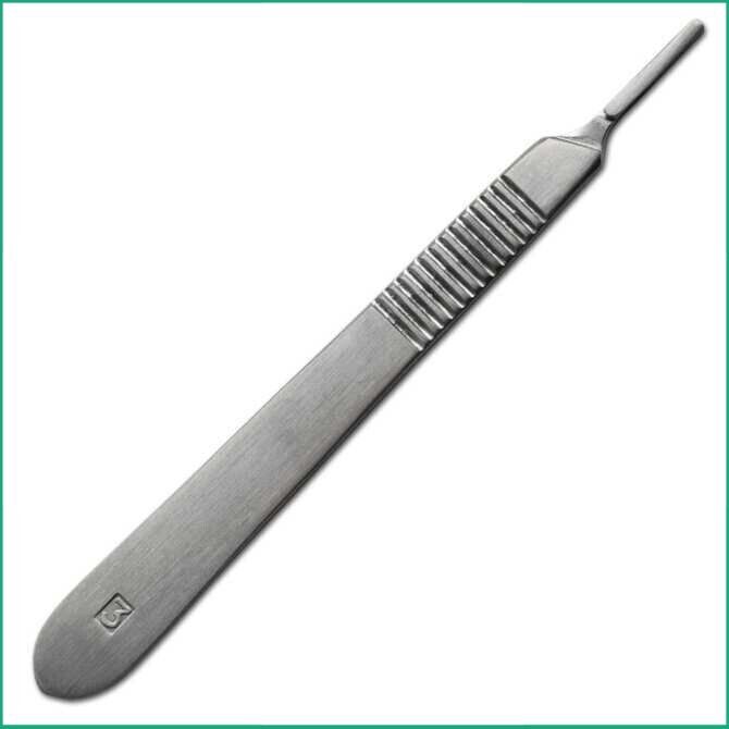 Cán dao mổ số 3 , số 4 , dùng cho lưỡi dao số 11 và 15