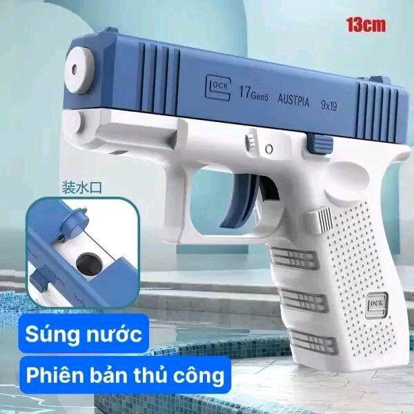 Đồ Chơi Súng Phun Nước Tăng Áp Lực Cao Liên Thanh Mạnh Mẽ Mô Phỏng Bằng Nhựa ABS 13cm Phiên Bản Thủ Công