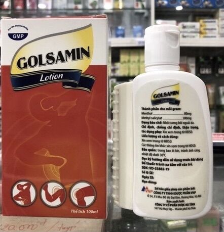 Dầu nóng massage Golsamin Lotion - 100ml