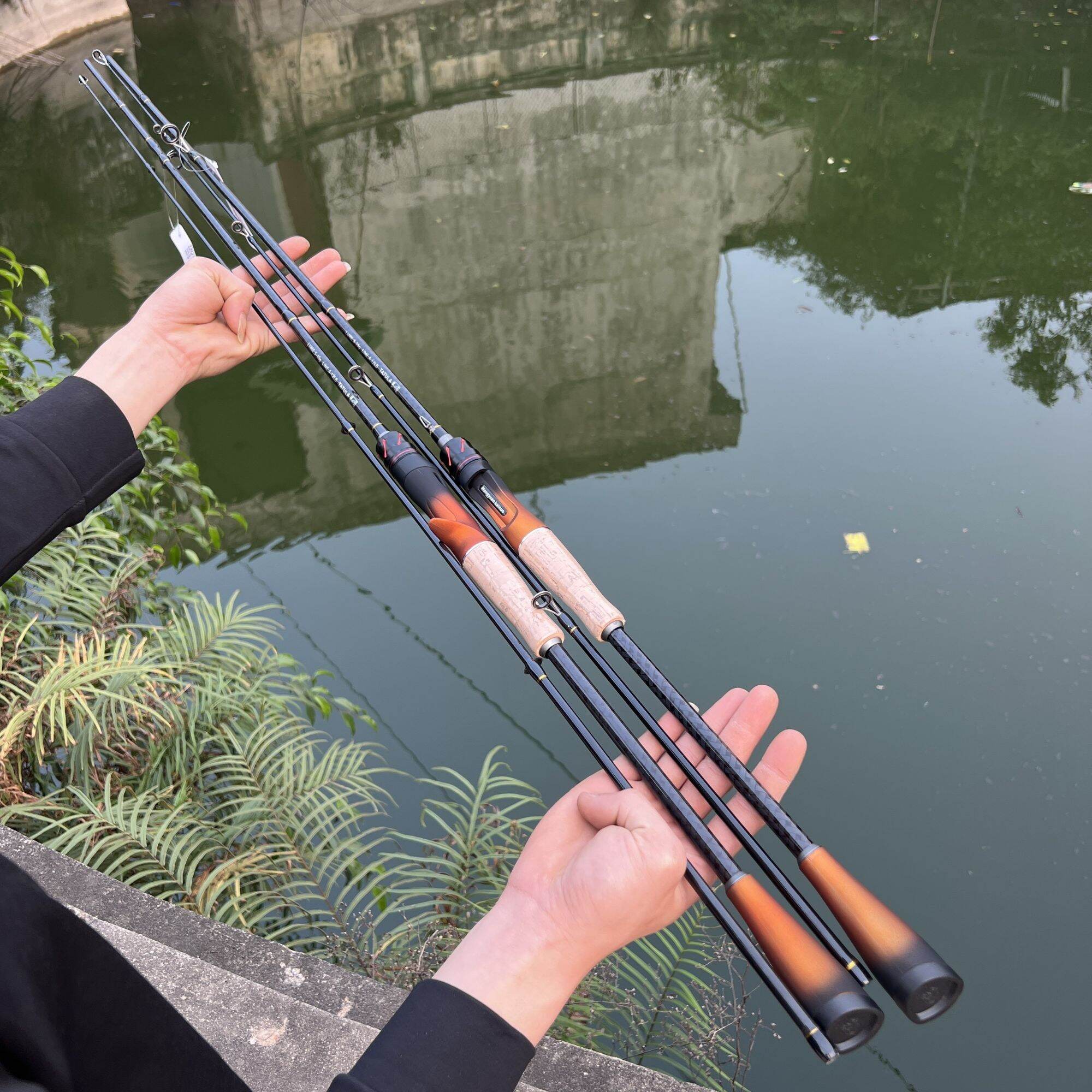 Cần câu lure monster tatula,cần cacbon xoắn siêu chất lượng