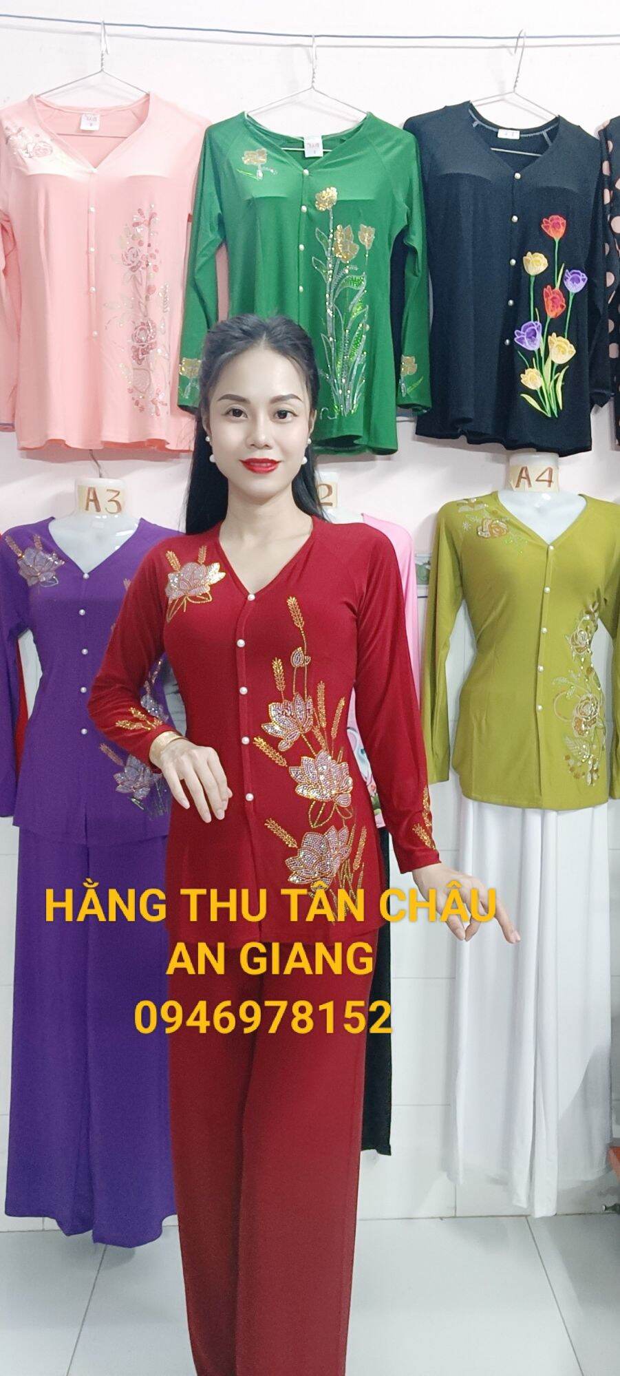 BỘ BÀ BA ĐÍNH ĐÁ BÔNG LÚA (BÁN CẢ BỘ ÁO QUẦN CÙNG MÀU)