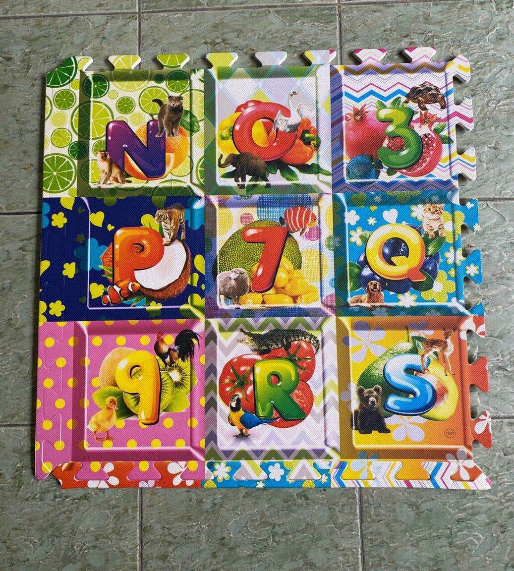 Combo 4 tấm thảm xốp 3D 60x60x1cm