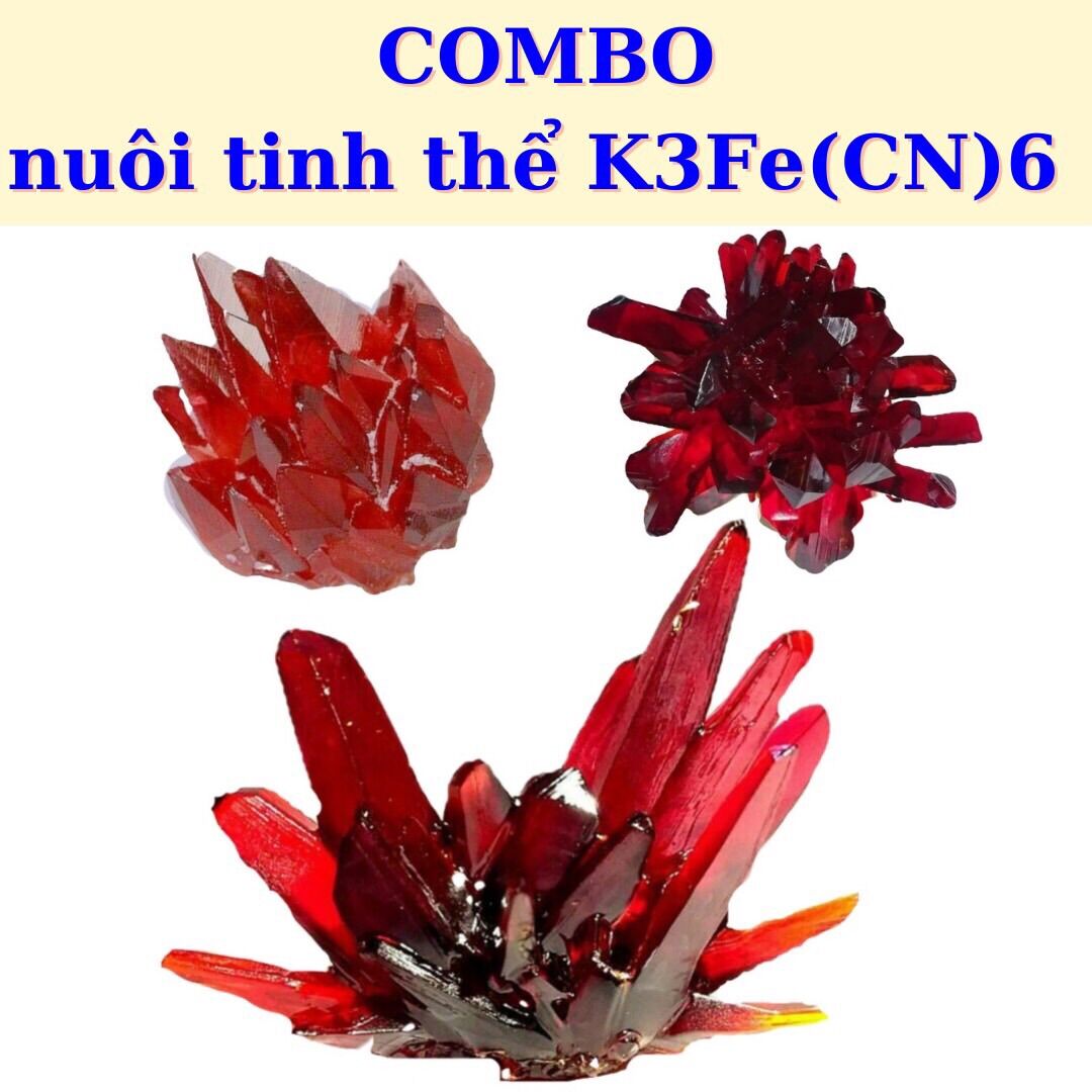 200g K3 - Combo nuôi tinh thể Kali Ferro kèm hướng dẫn