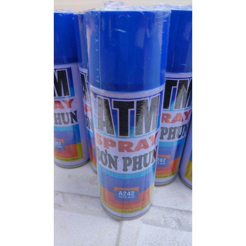 Sơn xịt ATM/ TV màu xanh dương, xanh da trời A242