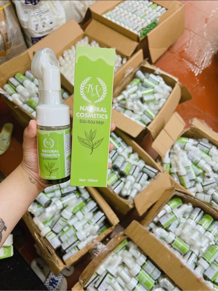 [Sỉ 2 lọ] Sữa Rửa Mặt Thảo Mộc Xanh 100ml