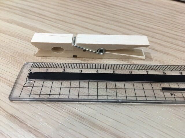Kẹp gỗ trơn 7cm