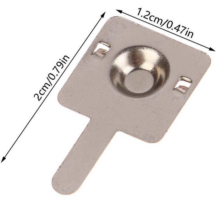 Bộ 4 cặp lò xo tiếp xúc chân pin AA