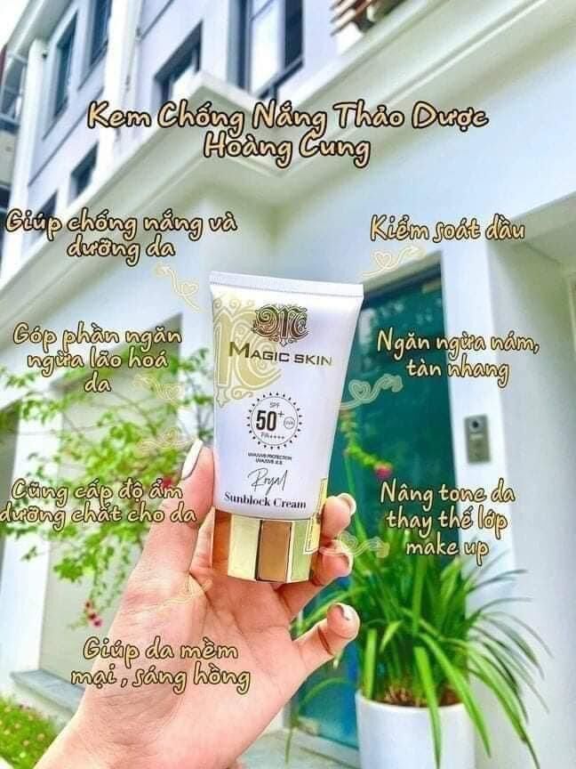 COMBO NÁM NHỎ + KEM CHỐNG NẮNG MAGIC SKIN
