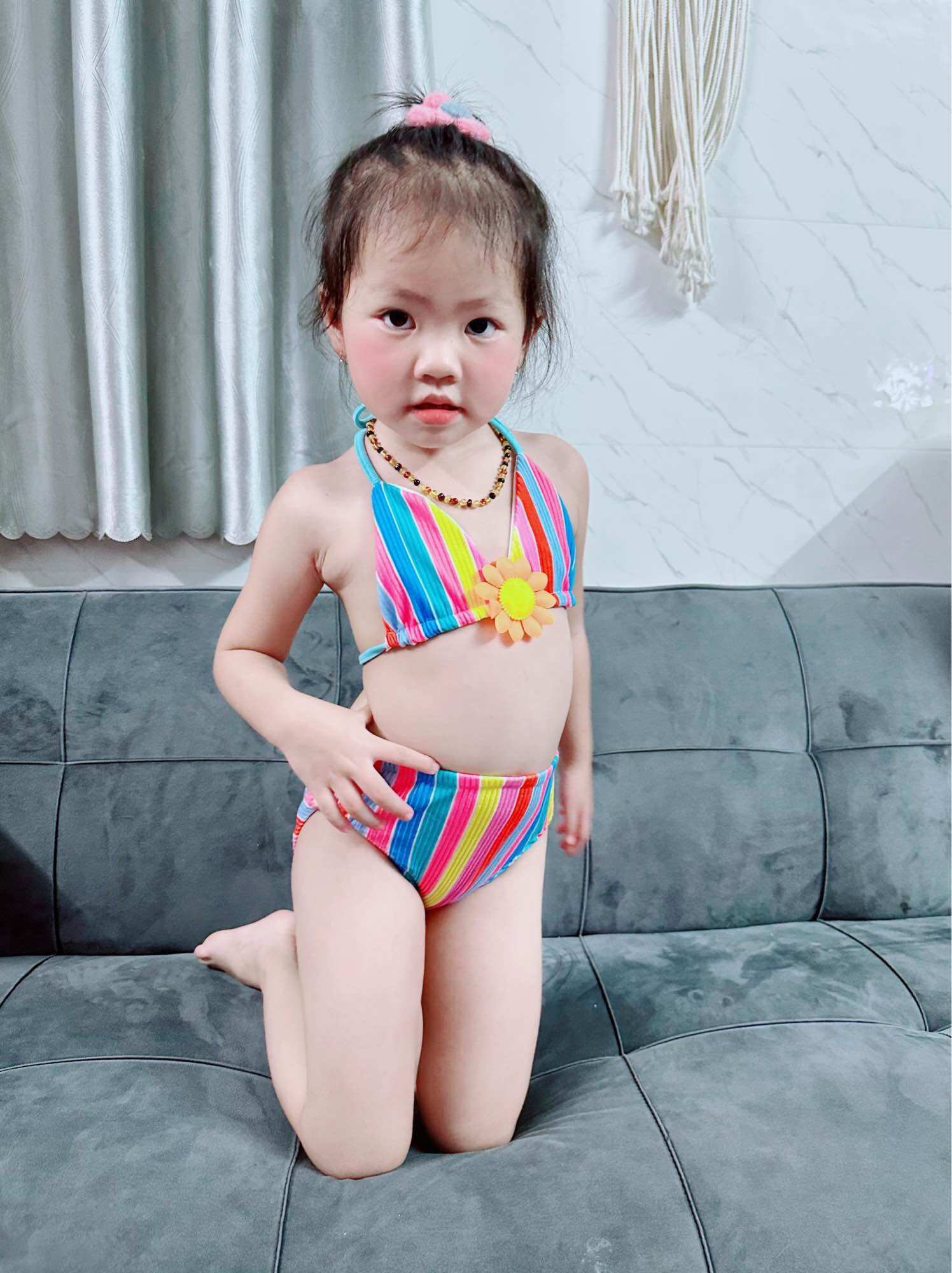 Đồ Bơi 2 Mảnh Cho Bé Gái |Bikini Cho Bé Diện Hè