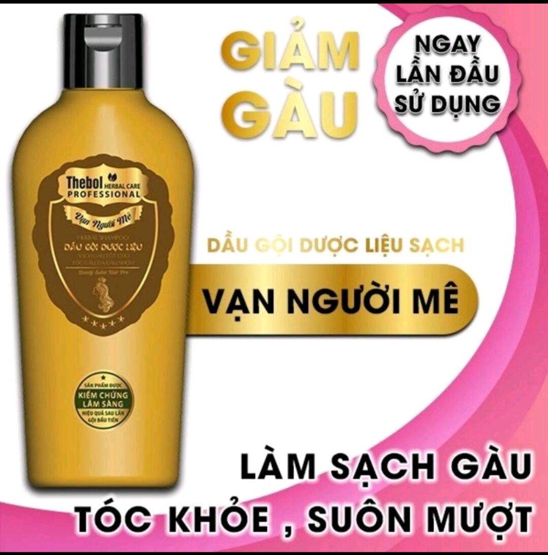 Dầu Gội Dược Liệu Ngăn Gàu Thebol 175G