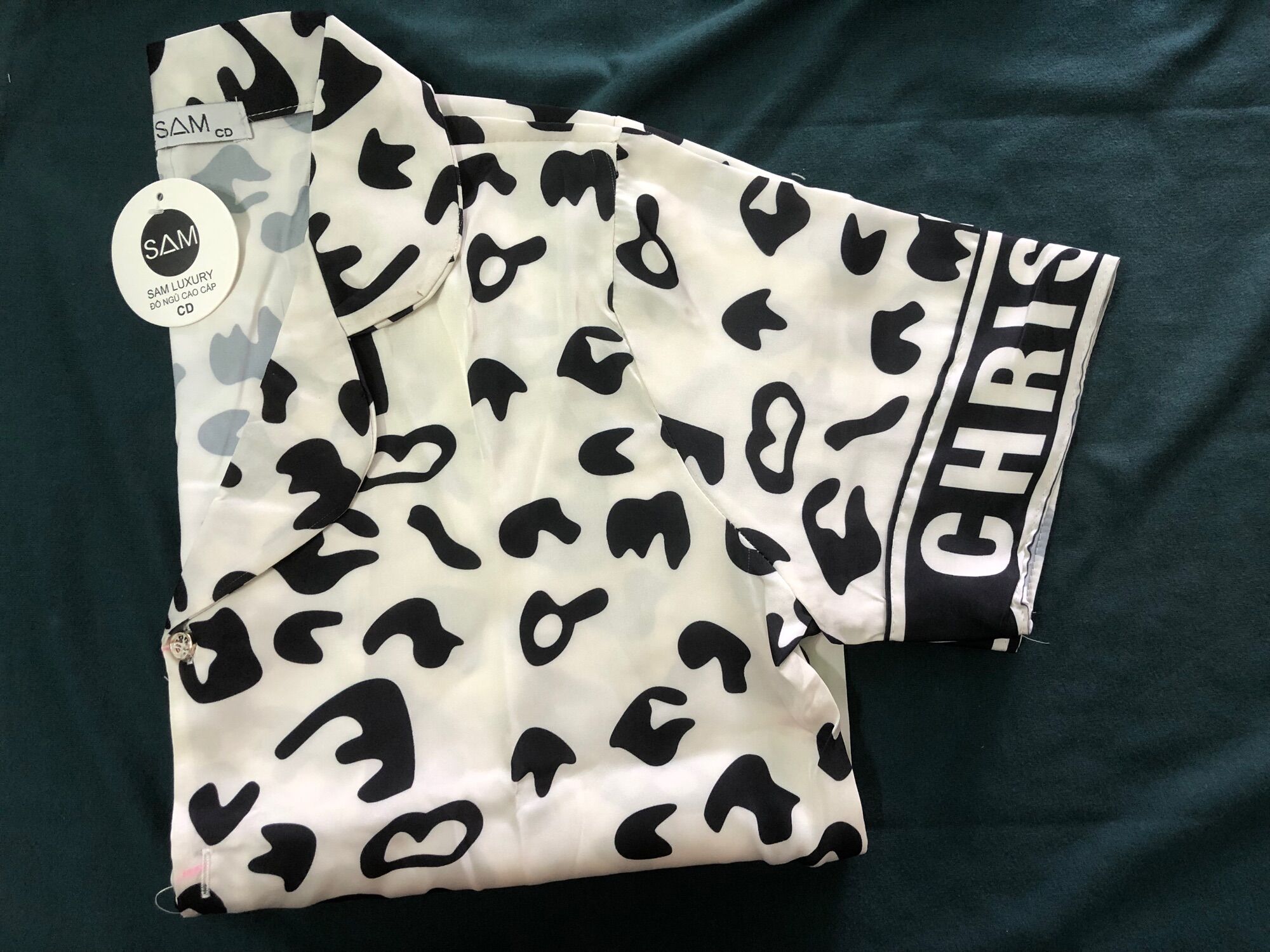 Ảnh Thật Bộ Pijama Cộc Dài Latin SP221