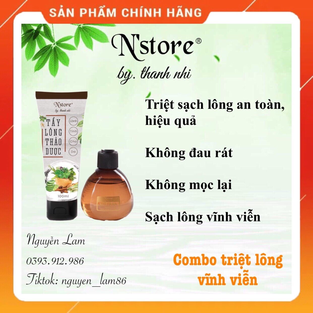 Combo triệt lông vĩnh viễn
