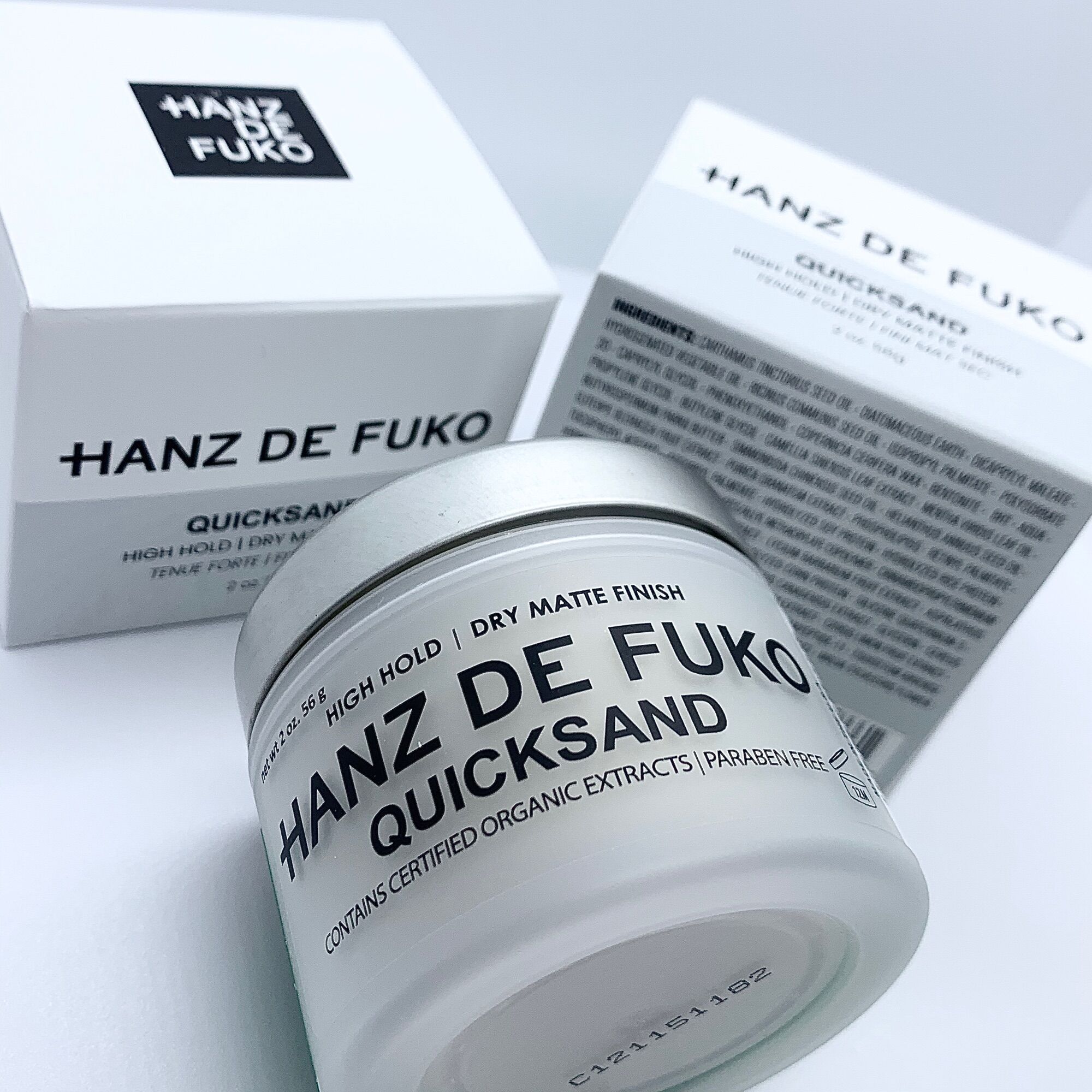 Sáp vuốt tóc cao cấp Hanz De Fuko Quicksand cho tóc dầu