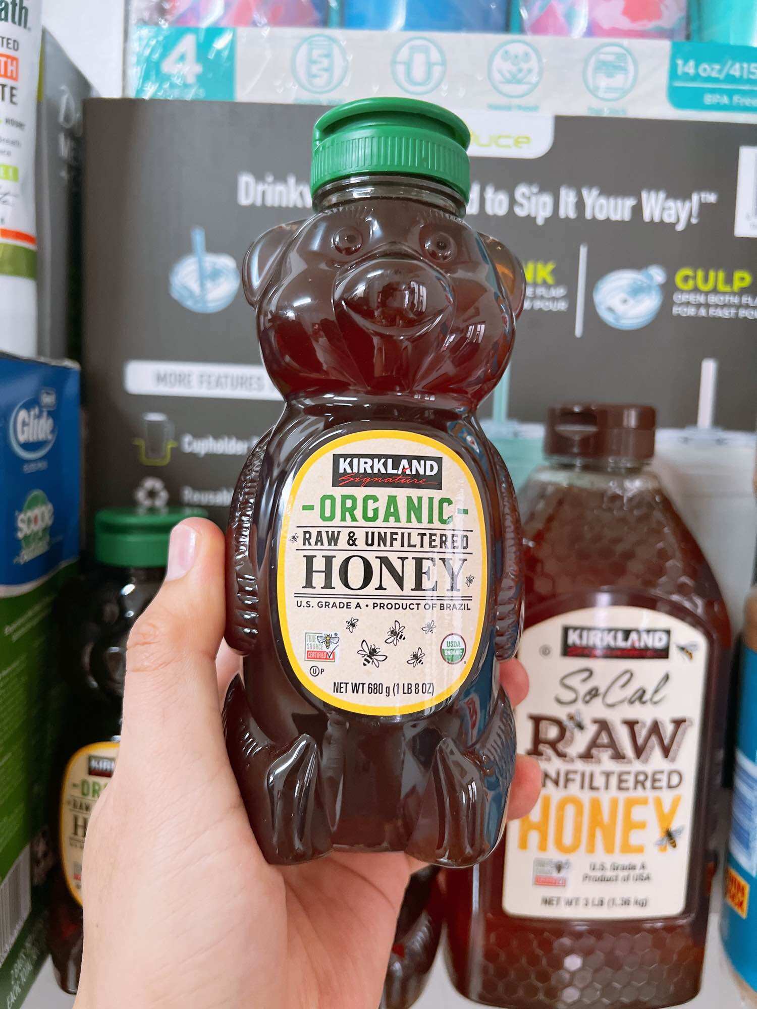 Mật ong hữu cơ Kirkland 680g của Mỹ.