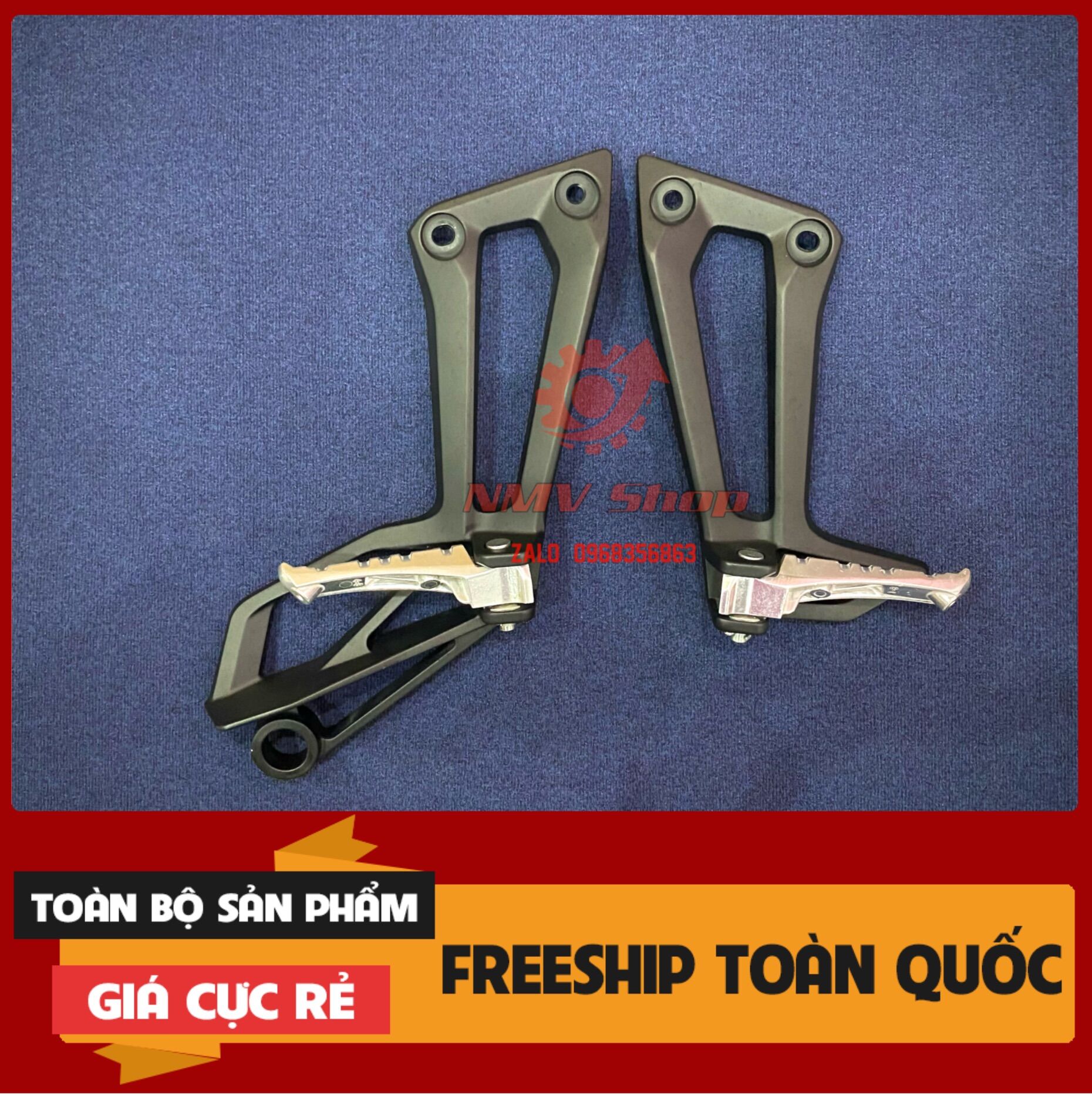 Cụm để chân sau zin Exciter 150/155vva chính hãng