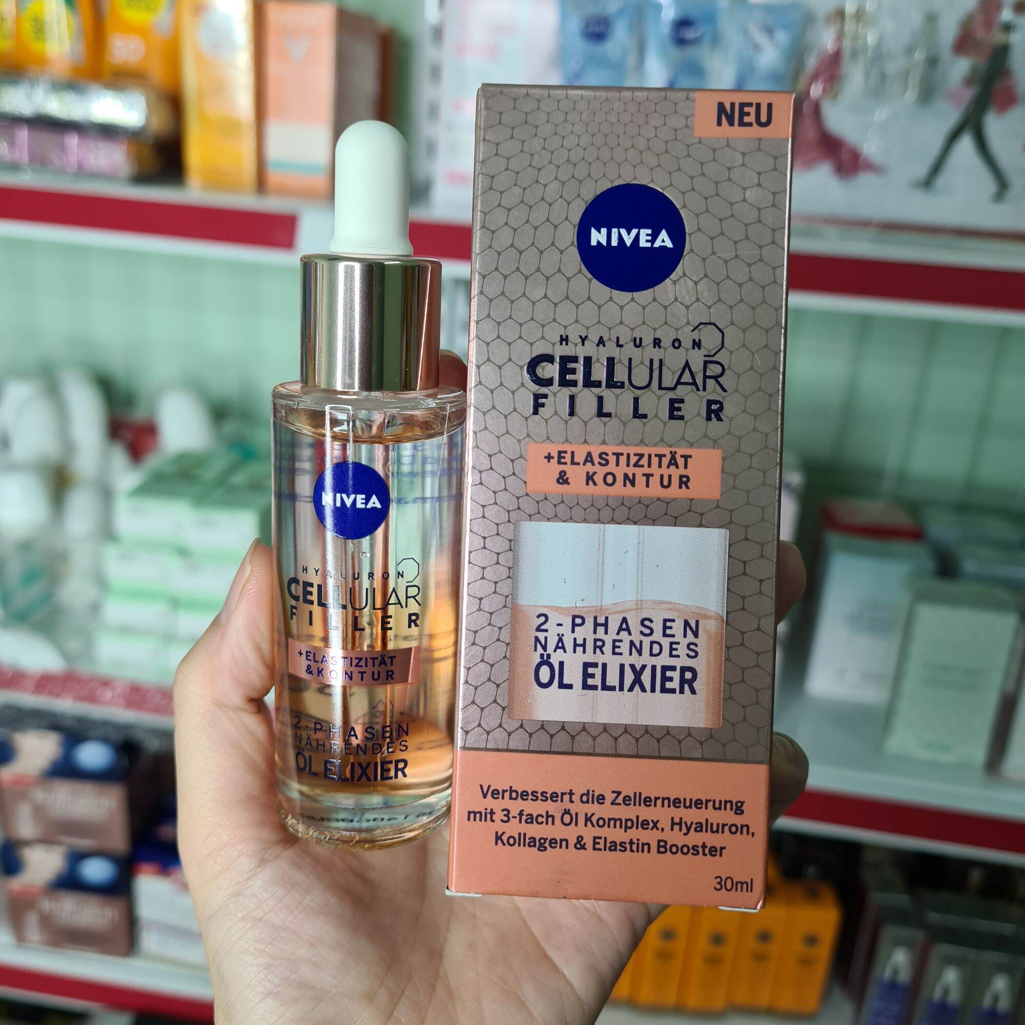 Serum chống lão hóa,giảm nhăn Nivea Hyaluron Cullular filler 30ml.