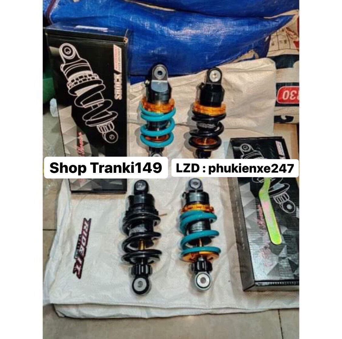 Phuộc ohlins gắn ex 135 ex 150