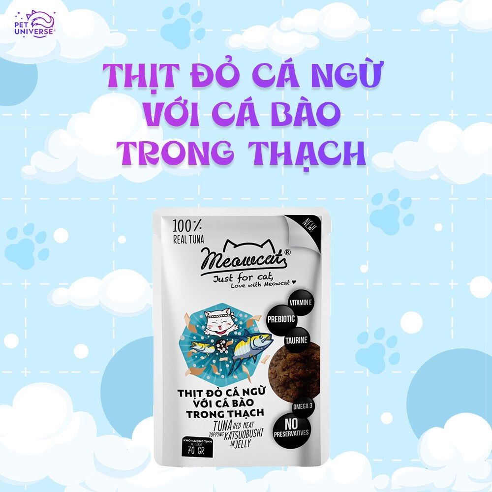 1 Thùng Pate Meowcat 70g x 48 gói