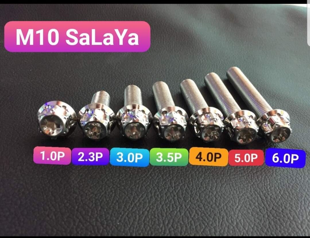Ốc Salaya inox Thái 8ly 10ly