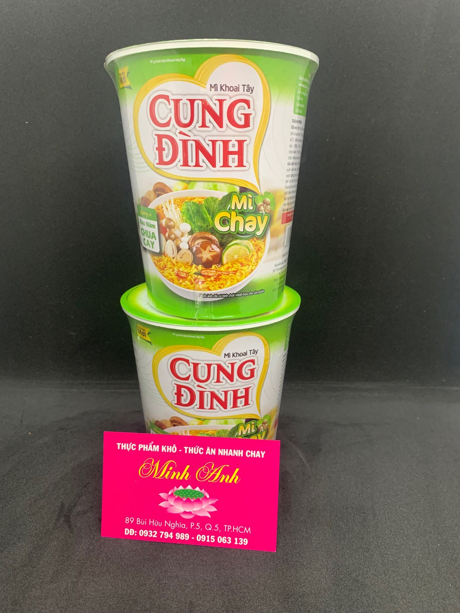 Mì Ly Chay Cung Đình ( Thùng 24 ly )