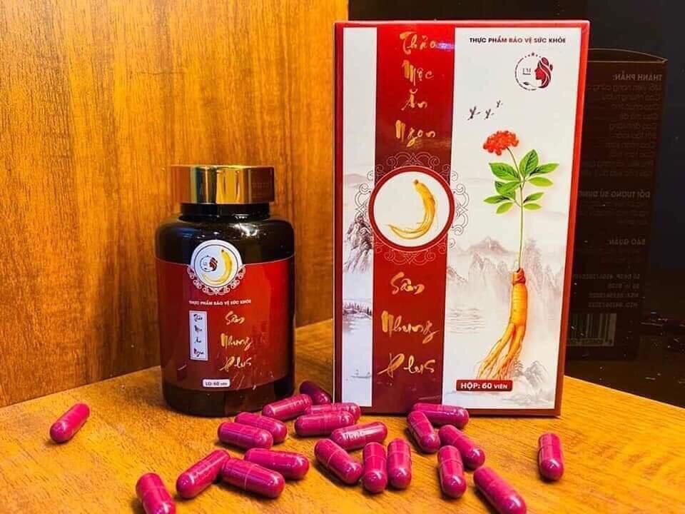 Tăng cân Sâm Plus-Thảo mộc ăn ngon Sâm Nhung Plus-233k(1hộp-60viên)
