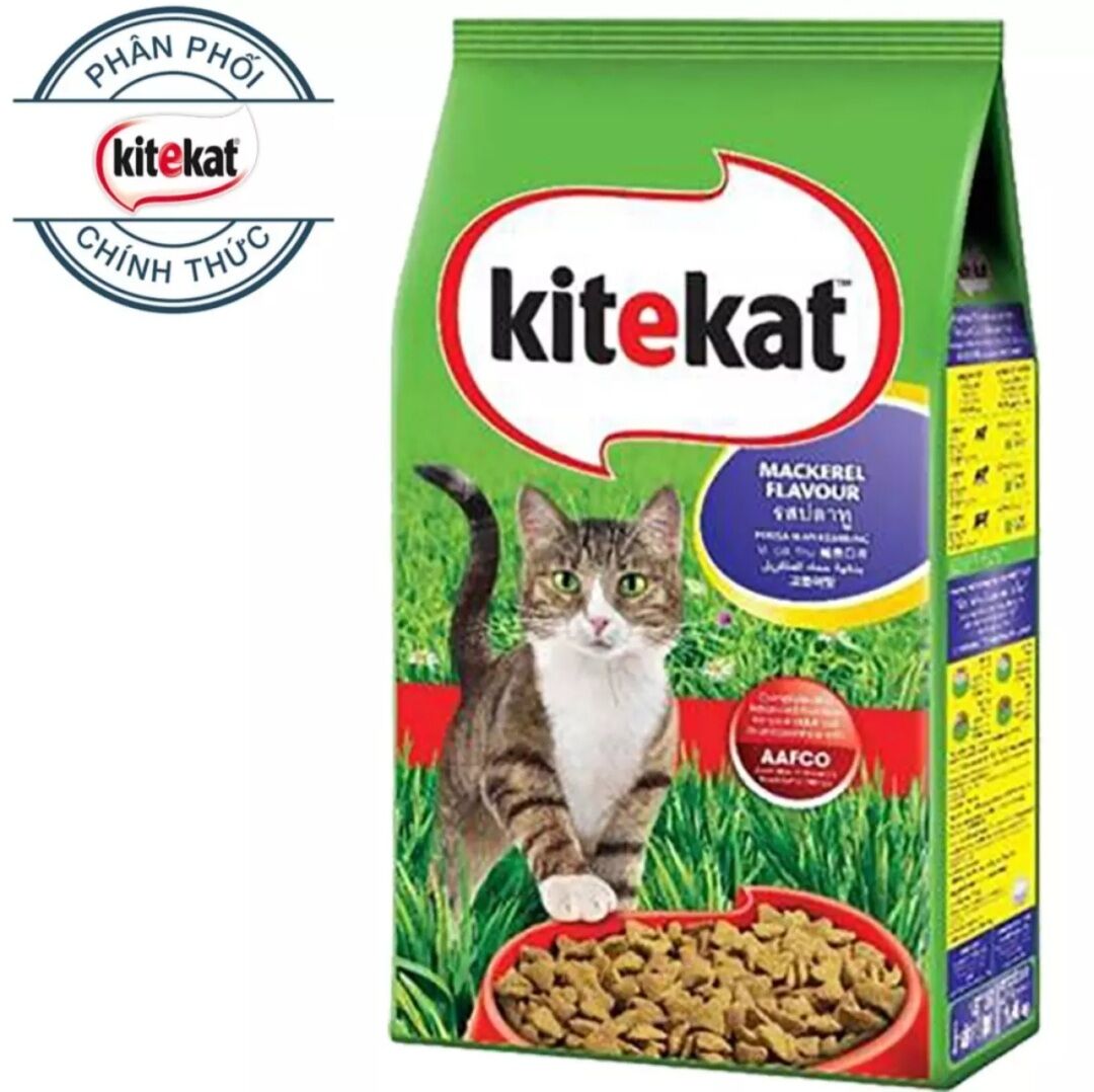 Thức ăn hạt kitekat cho mèo vị cá thu 1.4kg