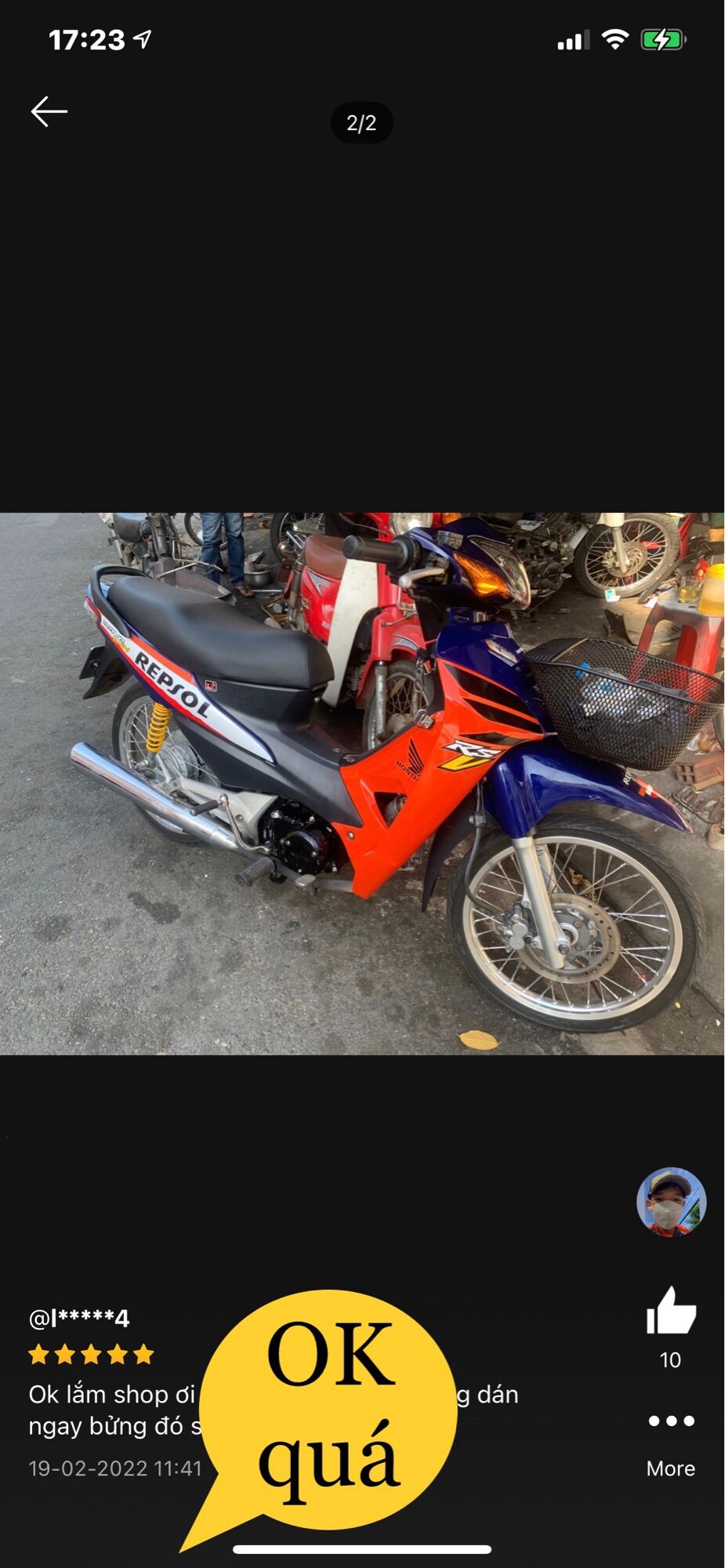 Bộ tem Wave A Repsol New hàng nhập Thái Lan