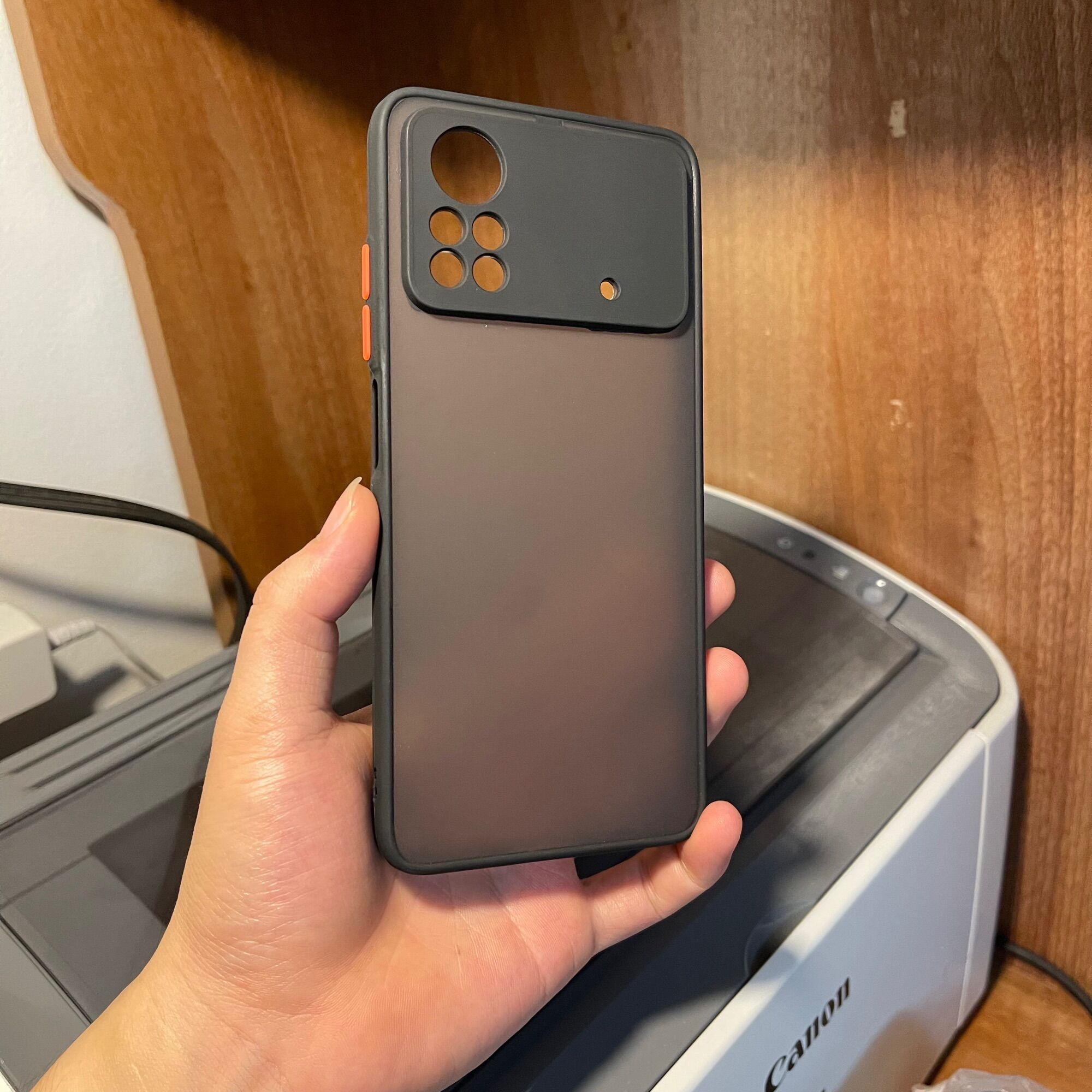 Ốp Lưng Phantom Xiaomi Poco X4 Pro 5G / X3 / X3 NFC / X3 Pro, Lưng Nhám Viền màu cực đẹp