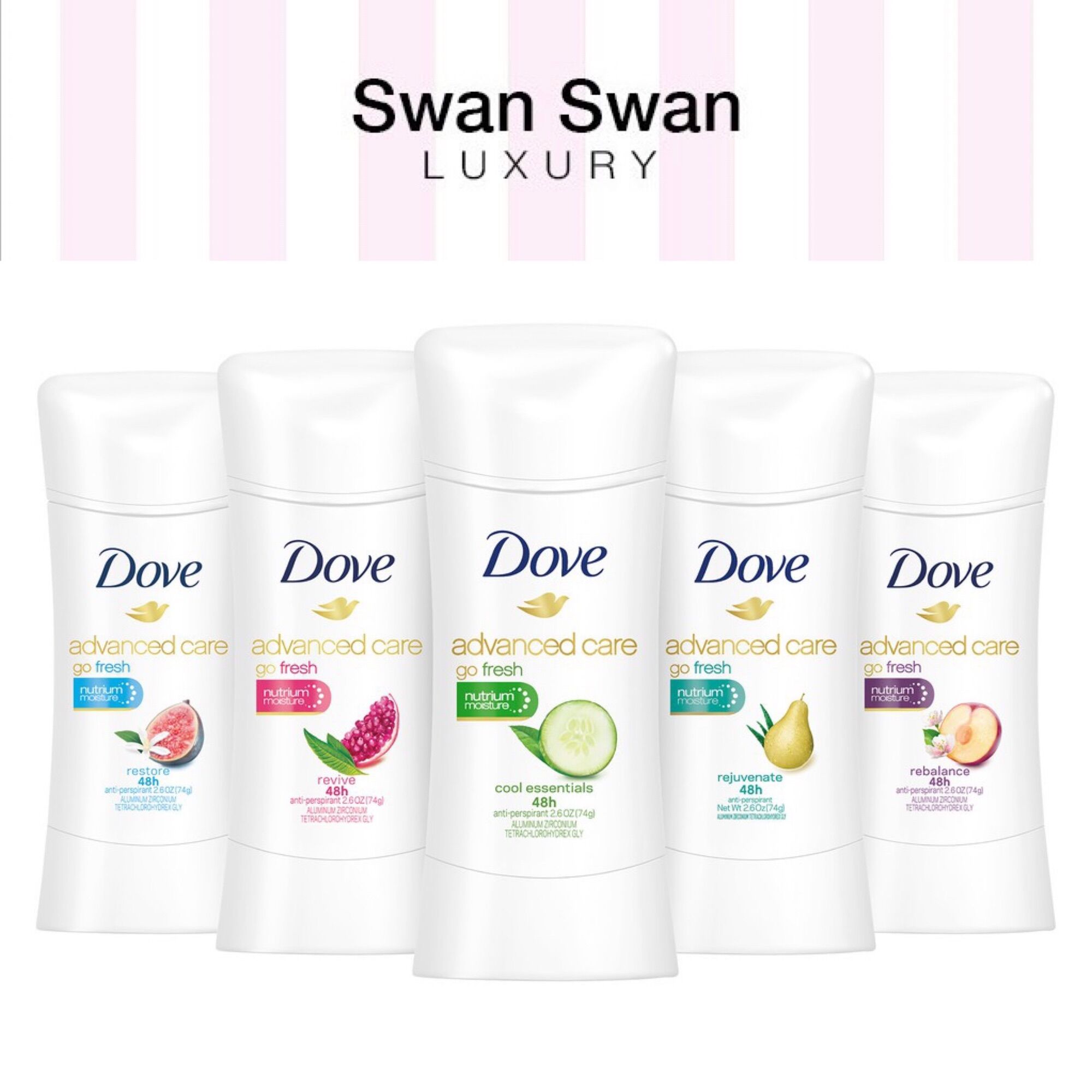 Lăn khử mùi cơ thể dove hương hoa dạng sáp mỹ