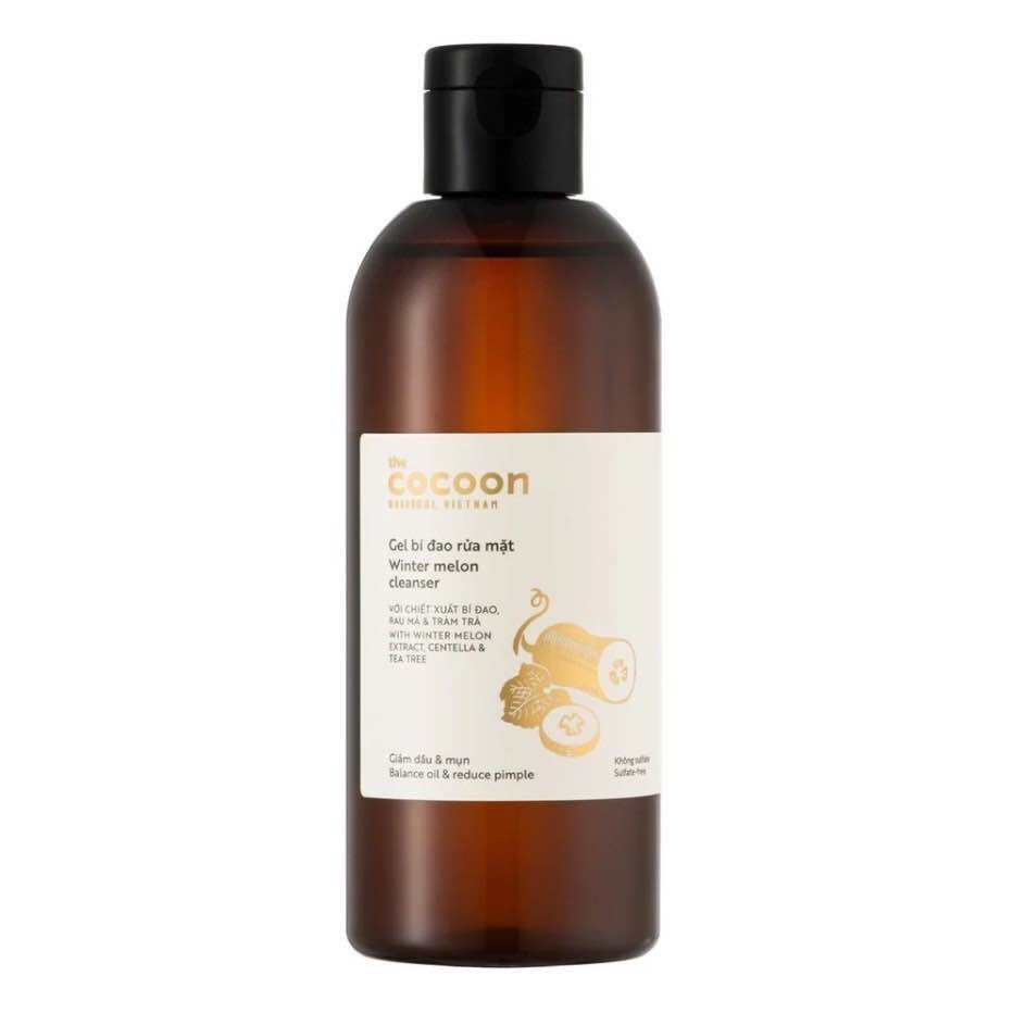 [Cocoon] Gel rửa mặt - Nước toner bí đao cân bằng Cocoon giảm dầu & mụn 310ml. 