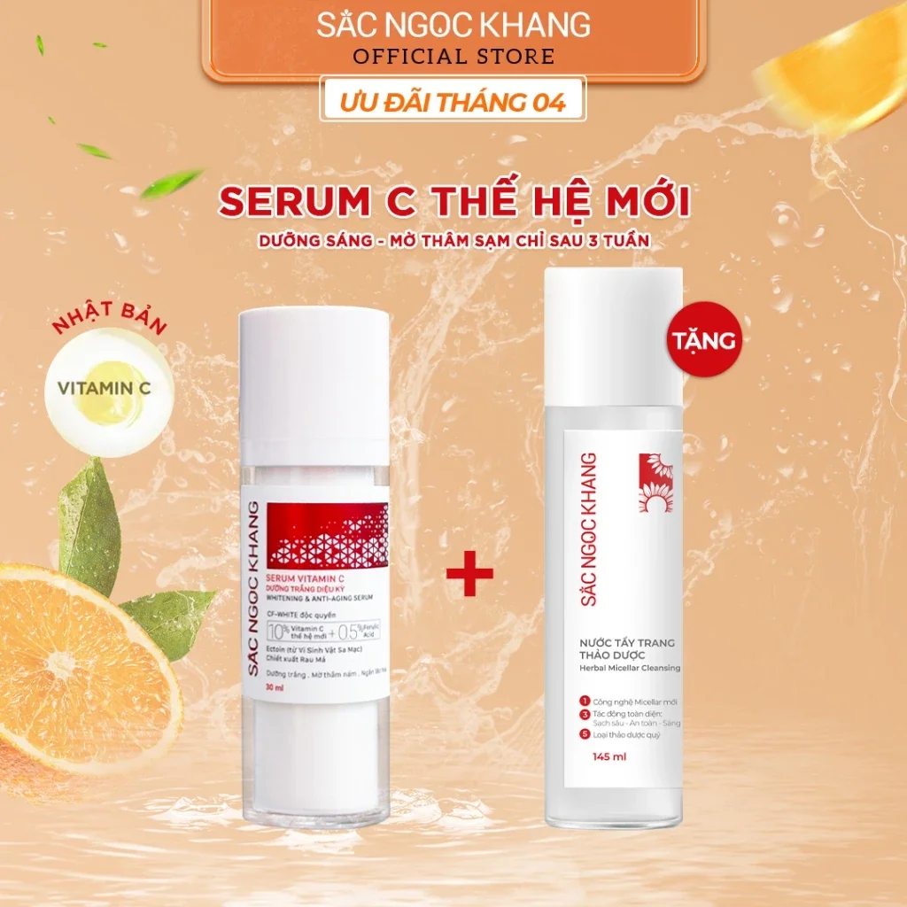 Serum dưỡng da Sắc Ngọc Khang , dưỡng da trắng sáng mịn màng