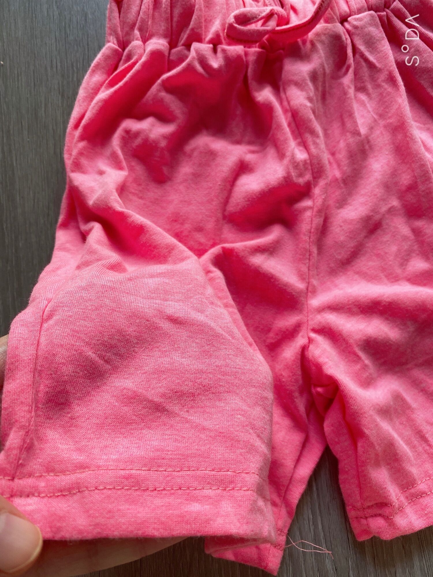 Quần thun đùi cotton HM bé gái