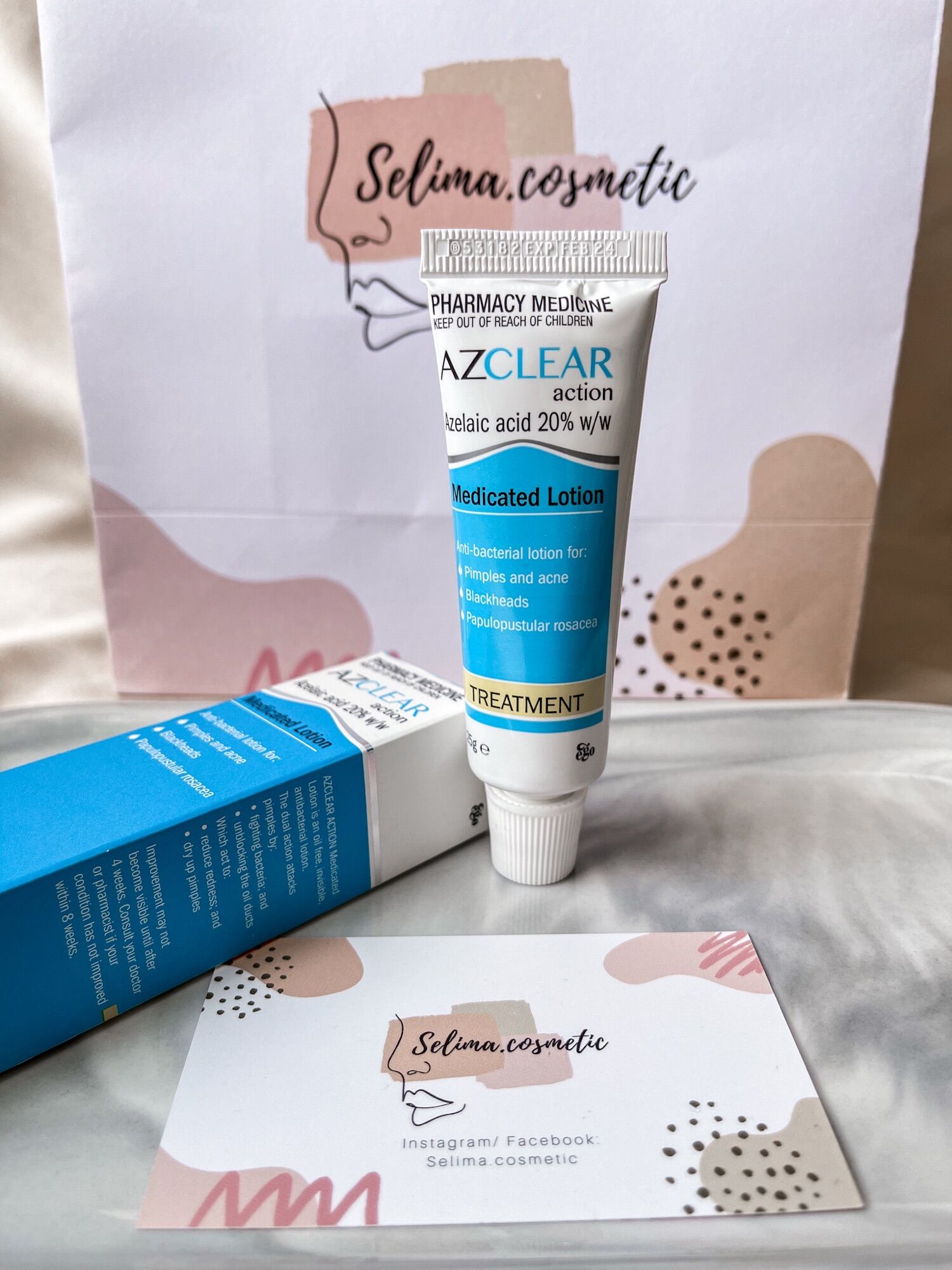 Azclear hỗ trợ giảm thâm, giảm mụn