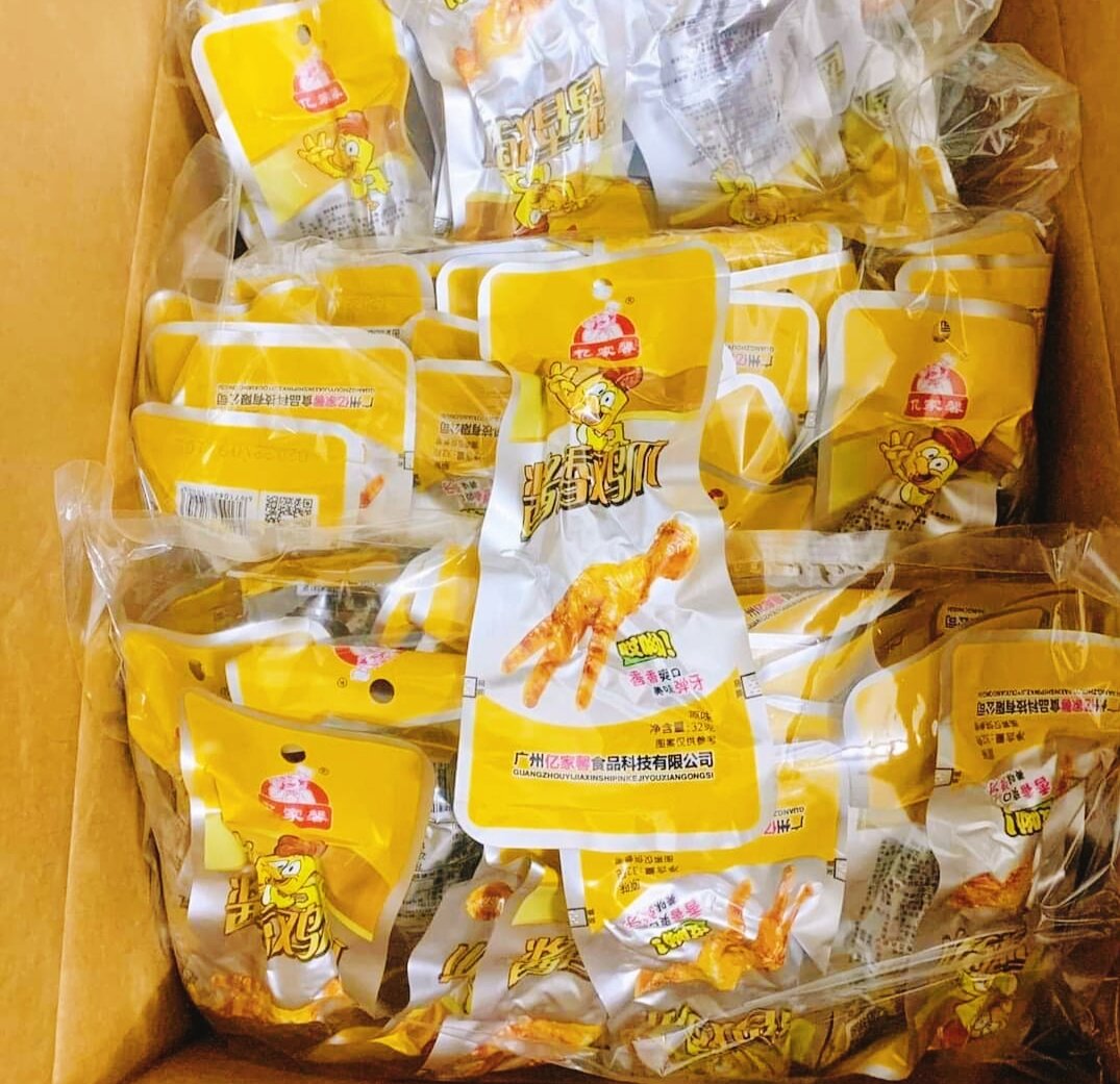 combo 30 chiếc CHÂN GÀ CAY TỨ XUYÊN (1.3kg ~ 1.4kg)