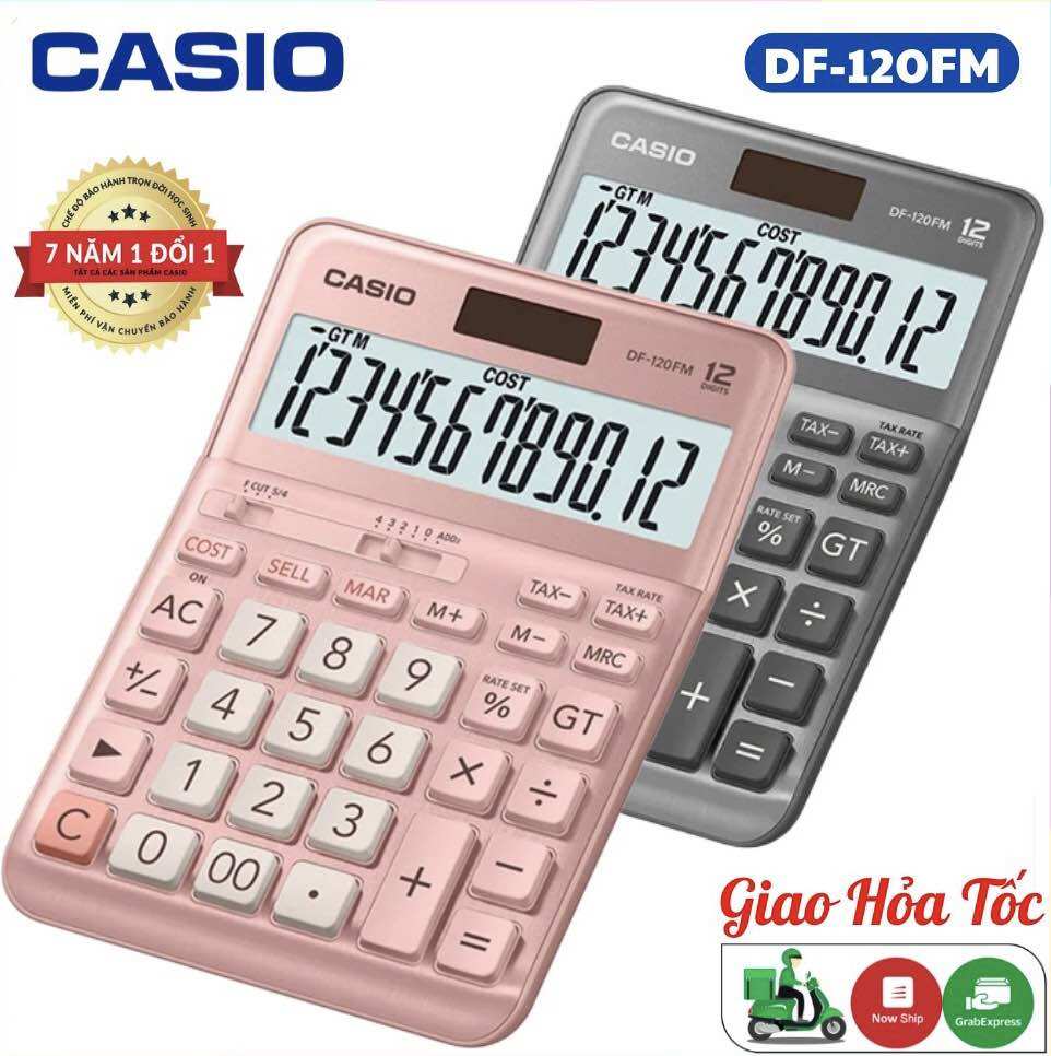 Máy tính để bàn Casio DF-120FM Dành cho kế toán, văn phòng và shop bán hàng