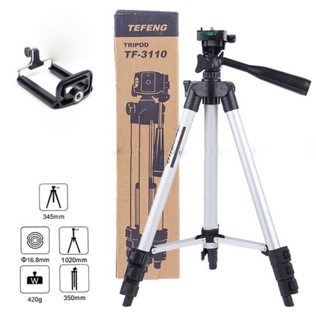 Bộ Tripod + Giá đỡ điện thoại + Remote Bluetooth