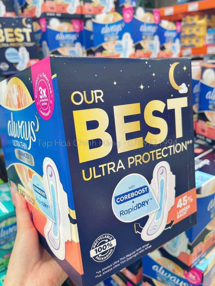Băng vệ sinh Always Ultra Thin Mỹ ( có cả ngày và đêm )