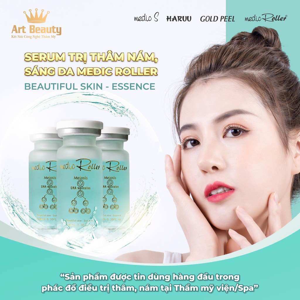 Serum thâm nám, thâm mụn Medic Roller 10ml Thụy Sỹ