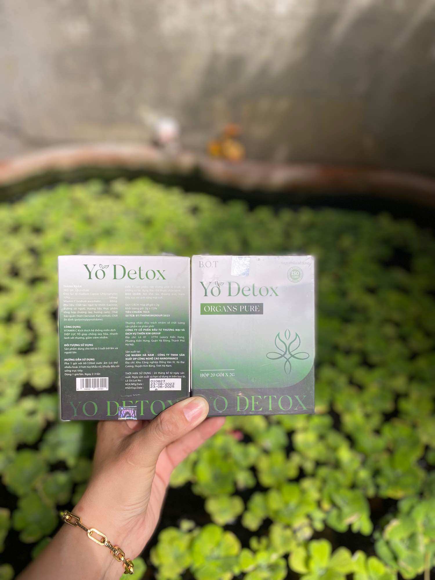 Yo detox thải độc cơ thể - hỗ trợ giảm cân yodetox b.o.t hộp 20 gói