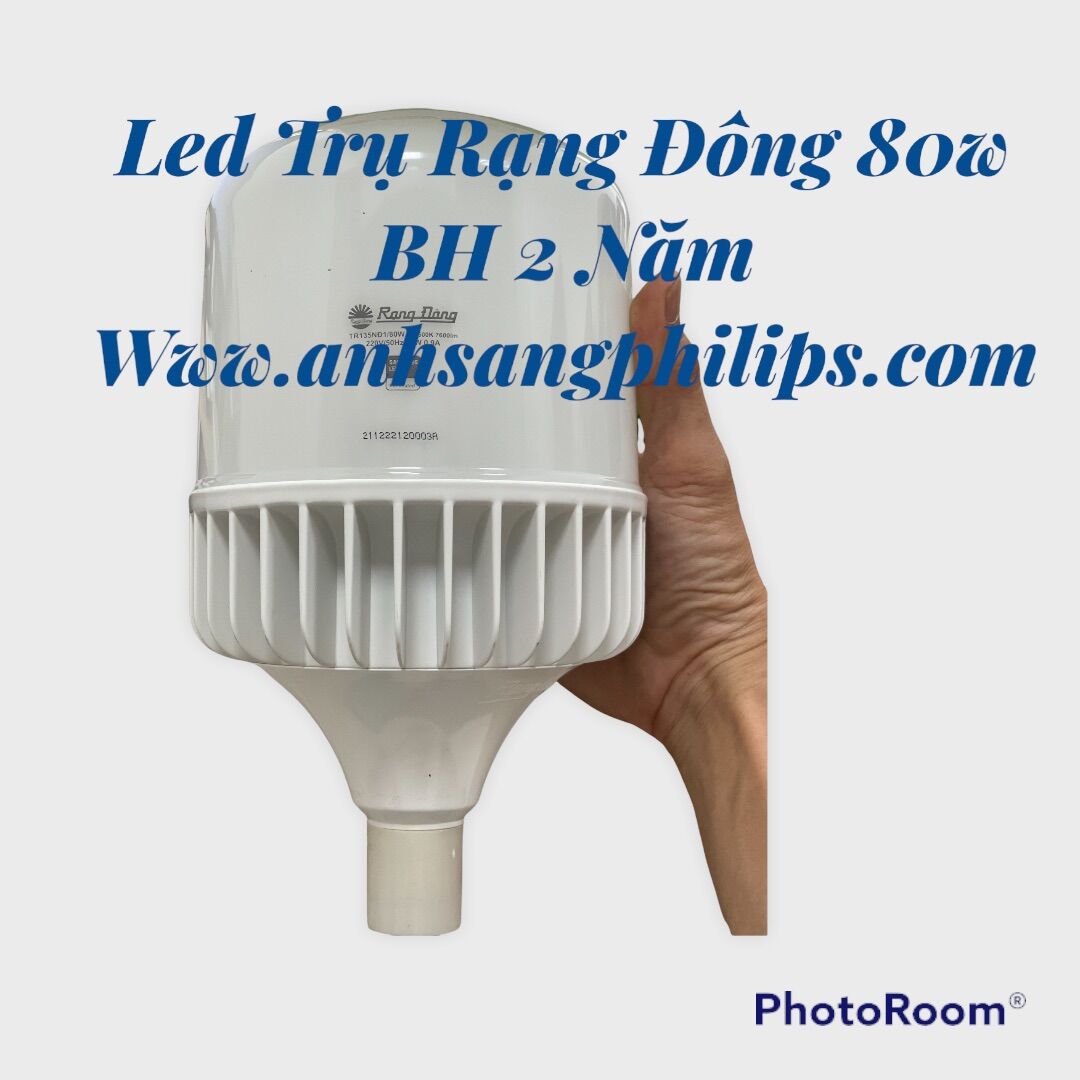 Đèn Led Trụ Rạng Đông 80w 6500k E27