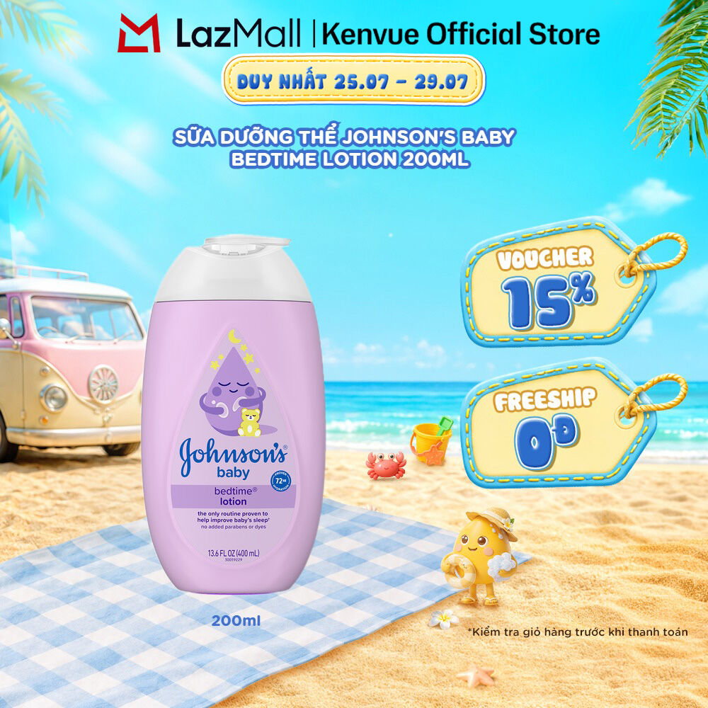 Sữa dưỡng thể JB bedtime lotion 200ml