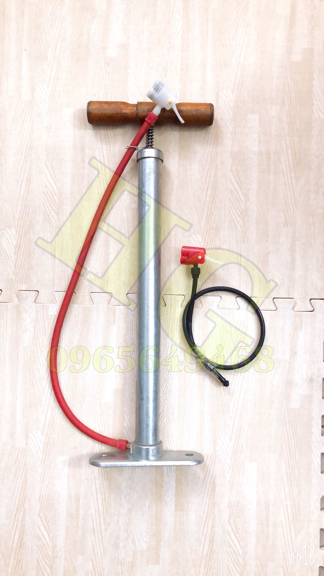Bơm Quốc Phòng bơm xe máy, xe đạp Tặng Kèm Đầu Bơm Dây Bơm xe thay thế